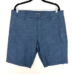 U.S. Polo Assn. Blue Striped Shorts Casual 36 Waist